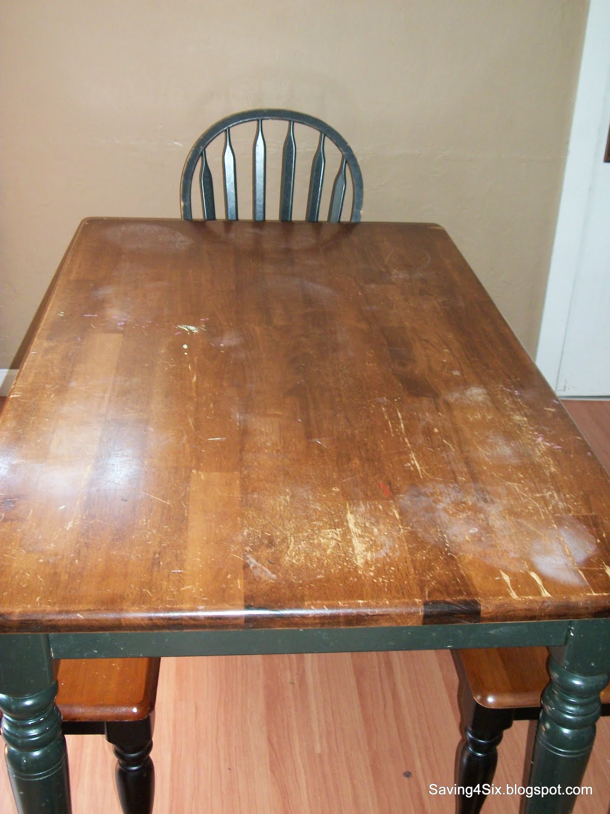 Refinishing the Dining Room Table