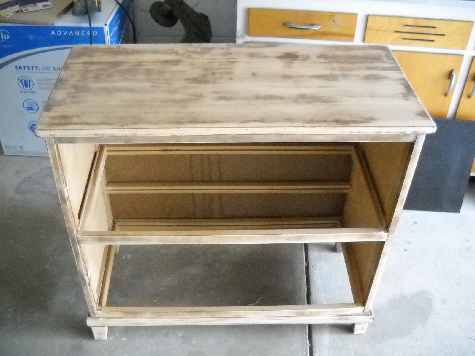 Mrs. Faircloth Dresser turned bookcase