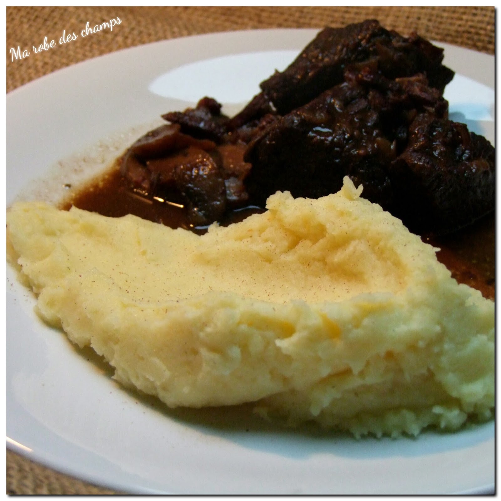 Ma Robe Des Champs Boeuf Bourguignon Leger Et Puree De Panais