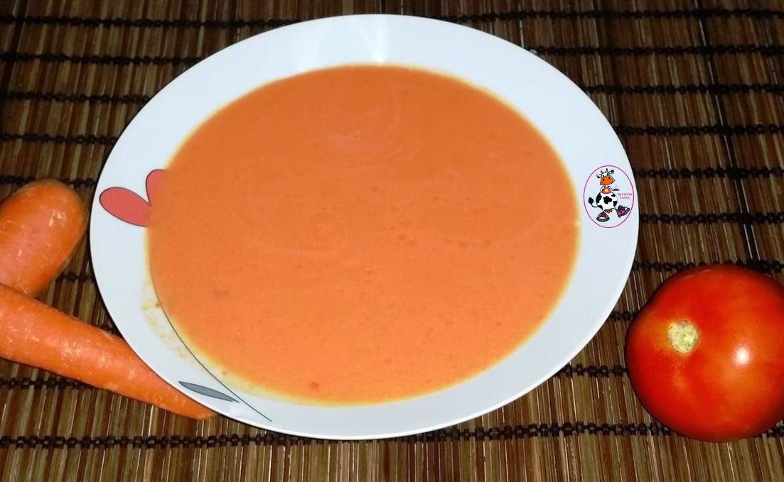 Sopa Fría De Tomate Y Zanahoria
