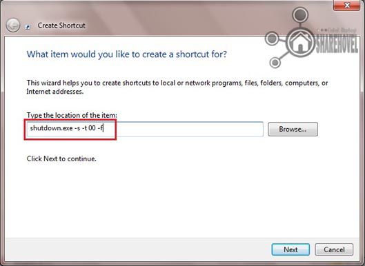 membuat shortcut remote shutdown di windows 7 membuat shortcut remote shutdown untuk mempercepat shutdown di windows 7