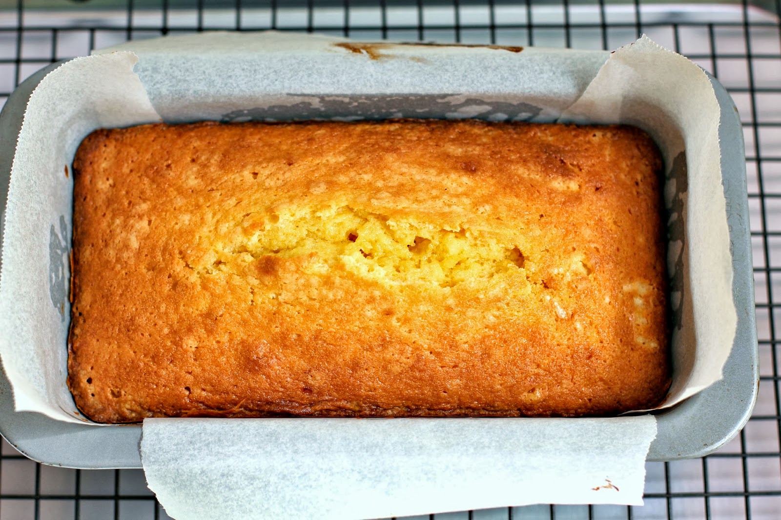 Milk and Honey Sour Cream Lemon Drizzle Cake