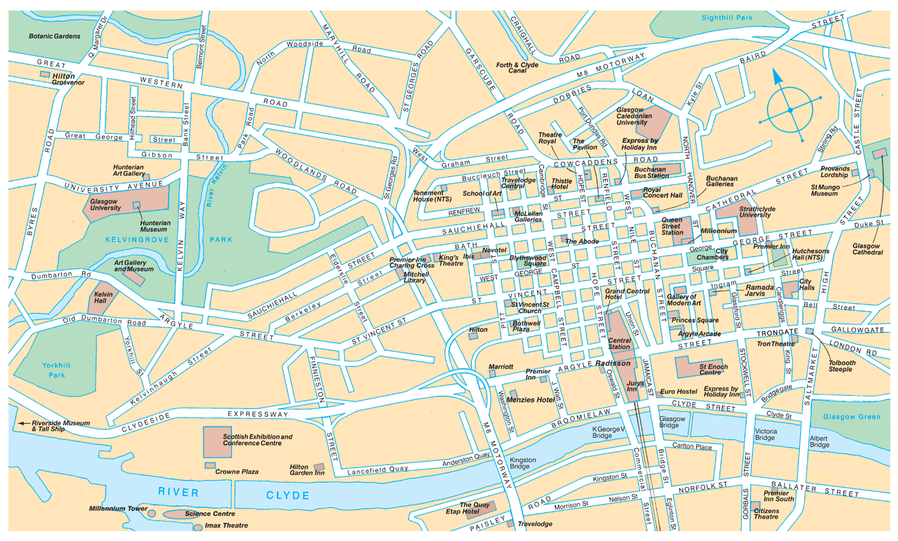 Glasgow Map Street