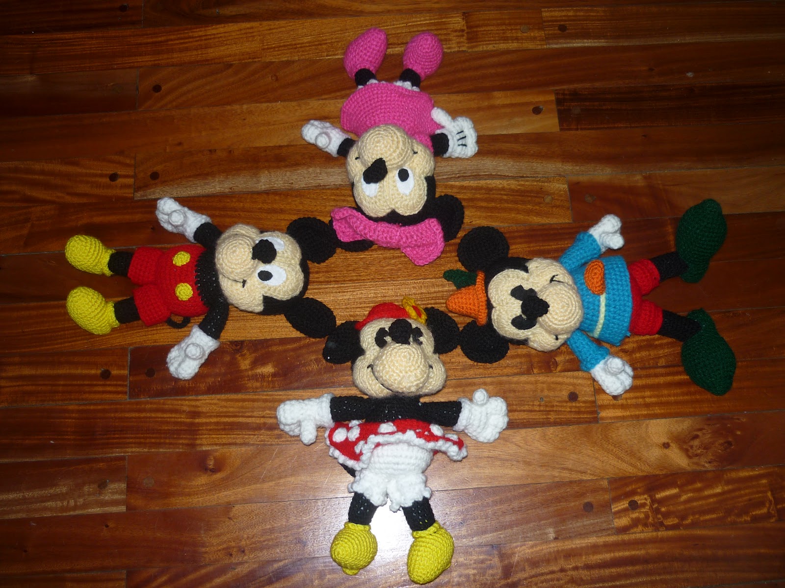 Tejiendo Sueños Minnie y Mickey Amigurumi