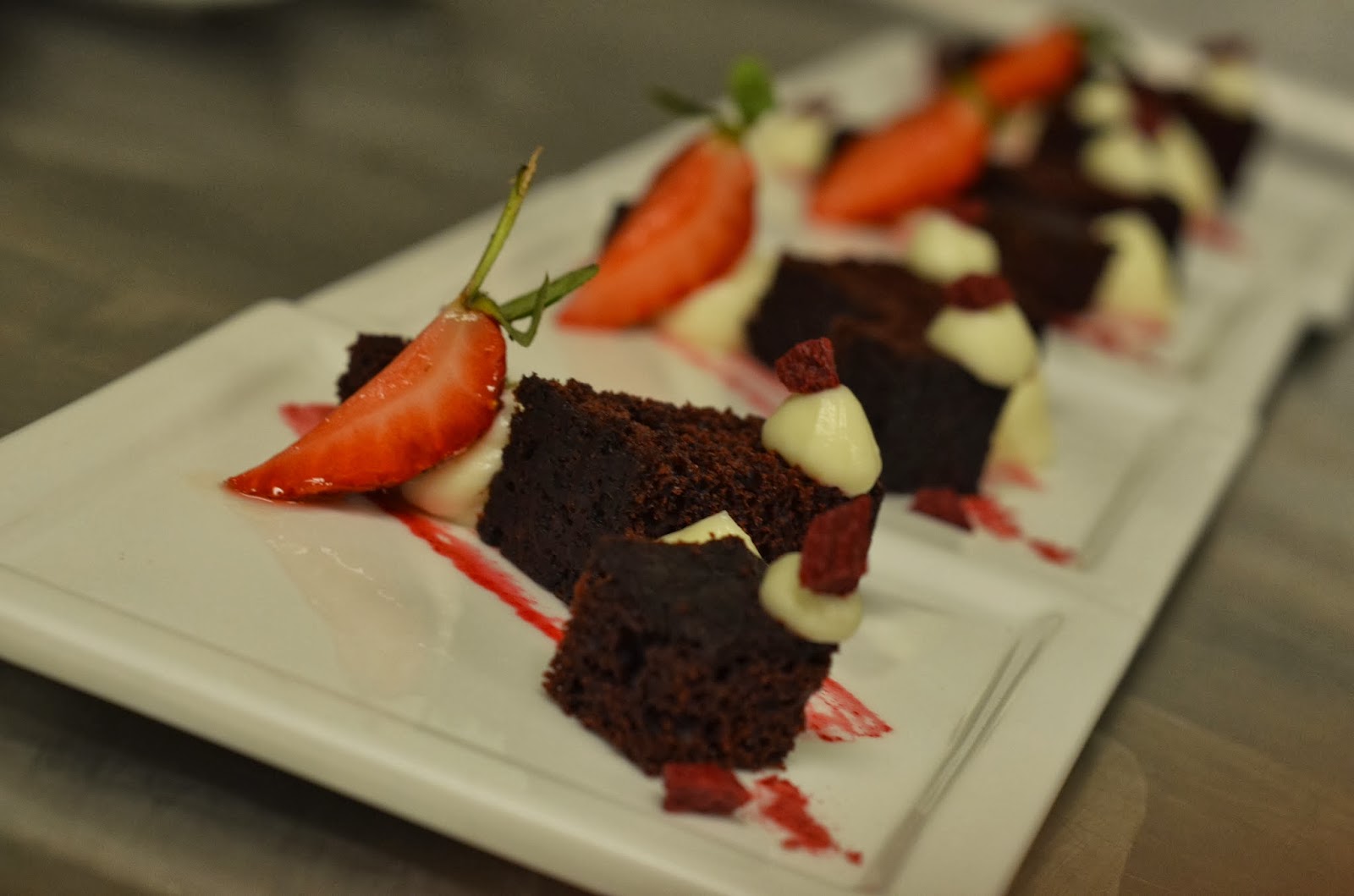 Chef D's Chocolate Fever Plated Miniature Buffet Desserts