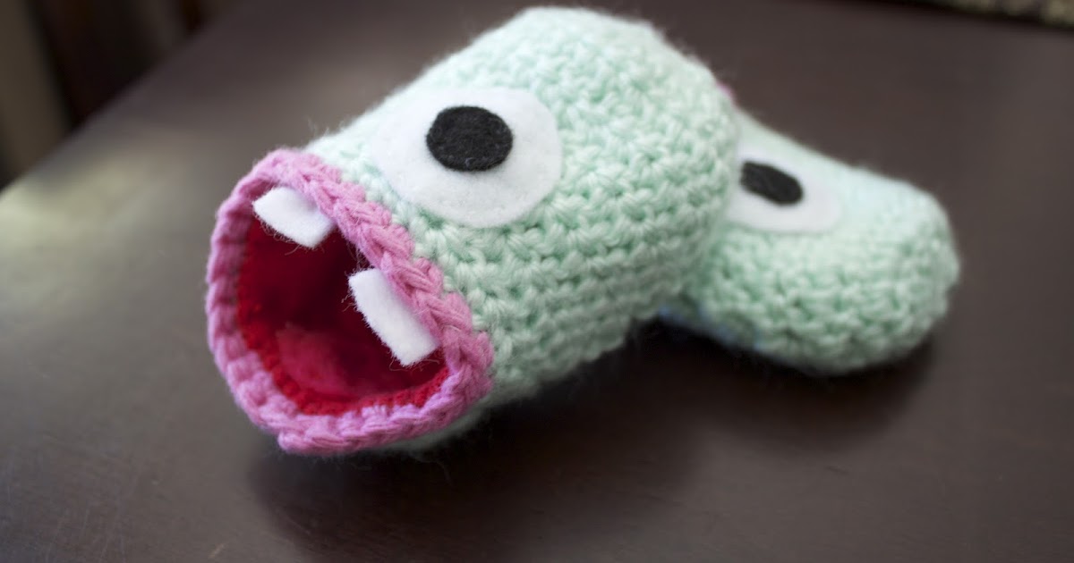Crochety Crochet: Monster Baby Booties