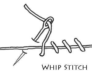 whip stitch diagram
