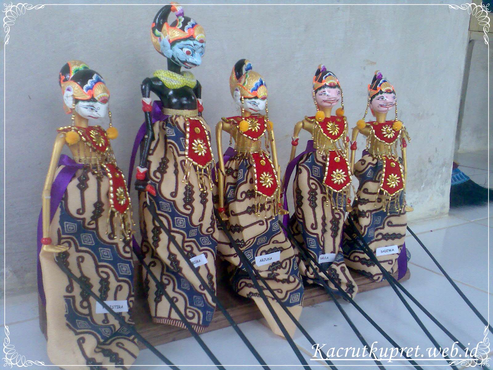 wayang golek 5 pandawa kacrut kupret wayang golek 5 pandawa kacrut kupret