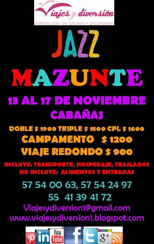 Viaje al Festival de Jazz de Mazunte 2015