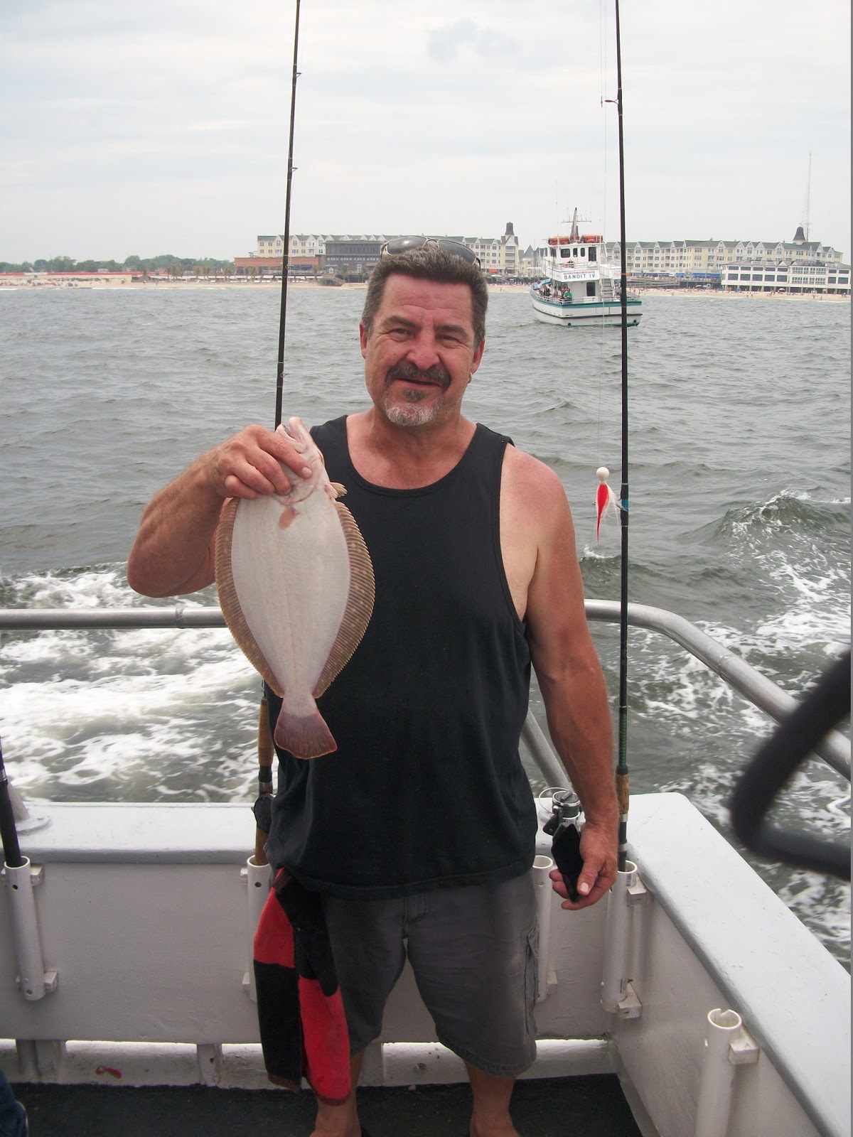 Capt Cal Party Boat Belmar Happy Fathers Day Fishing BASS BARN