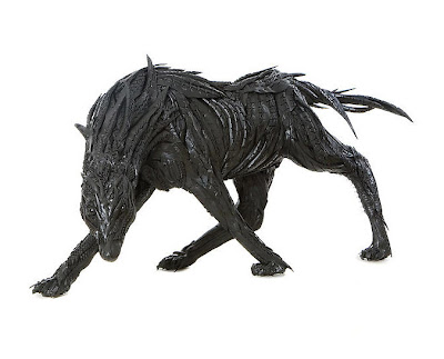 Stunning Animal Sculptures Made of Car Tires