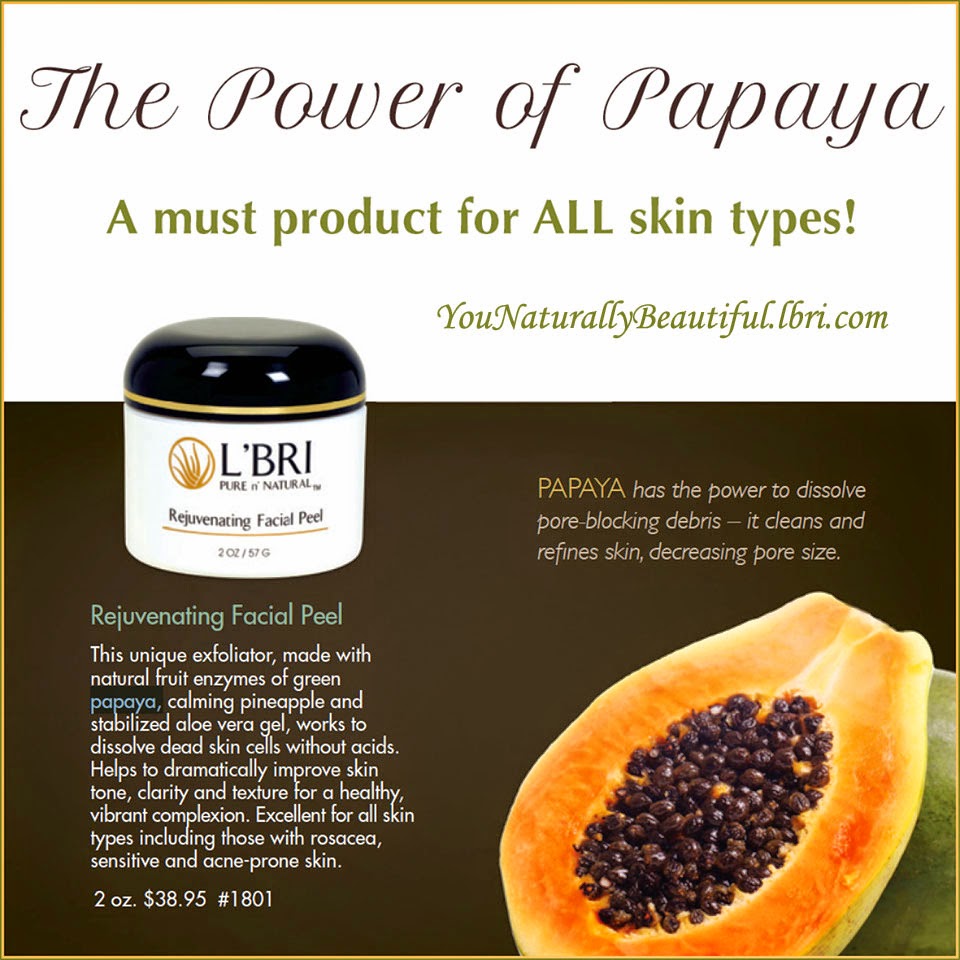You Naturally Beautiful L'BRI Rejuvenating Facial Peel Removes Dead
