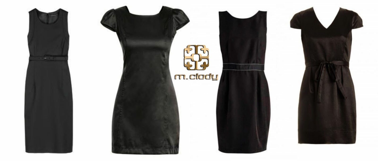 modelo de vestido preto basico