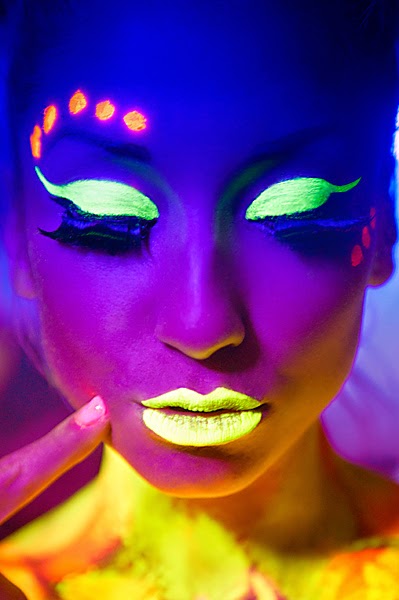 UV Black Light Body Paint Art