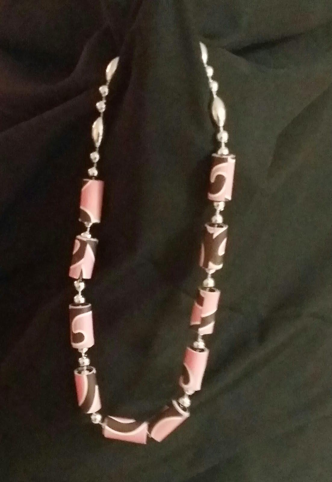 Stamping in my FancyPants Jewelry Paper Beads........