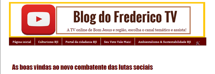 TV online do Blog do Frederico