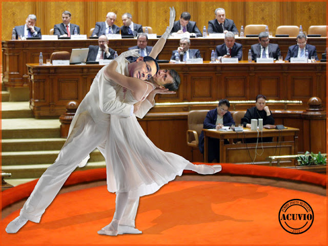 Funny photo Baletul opozitiei Victor Ponta Crin Antonescu