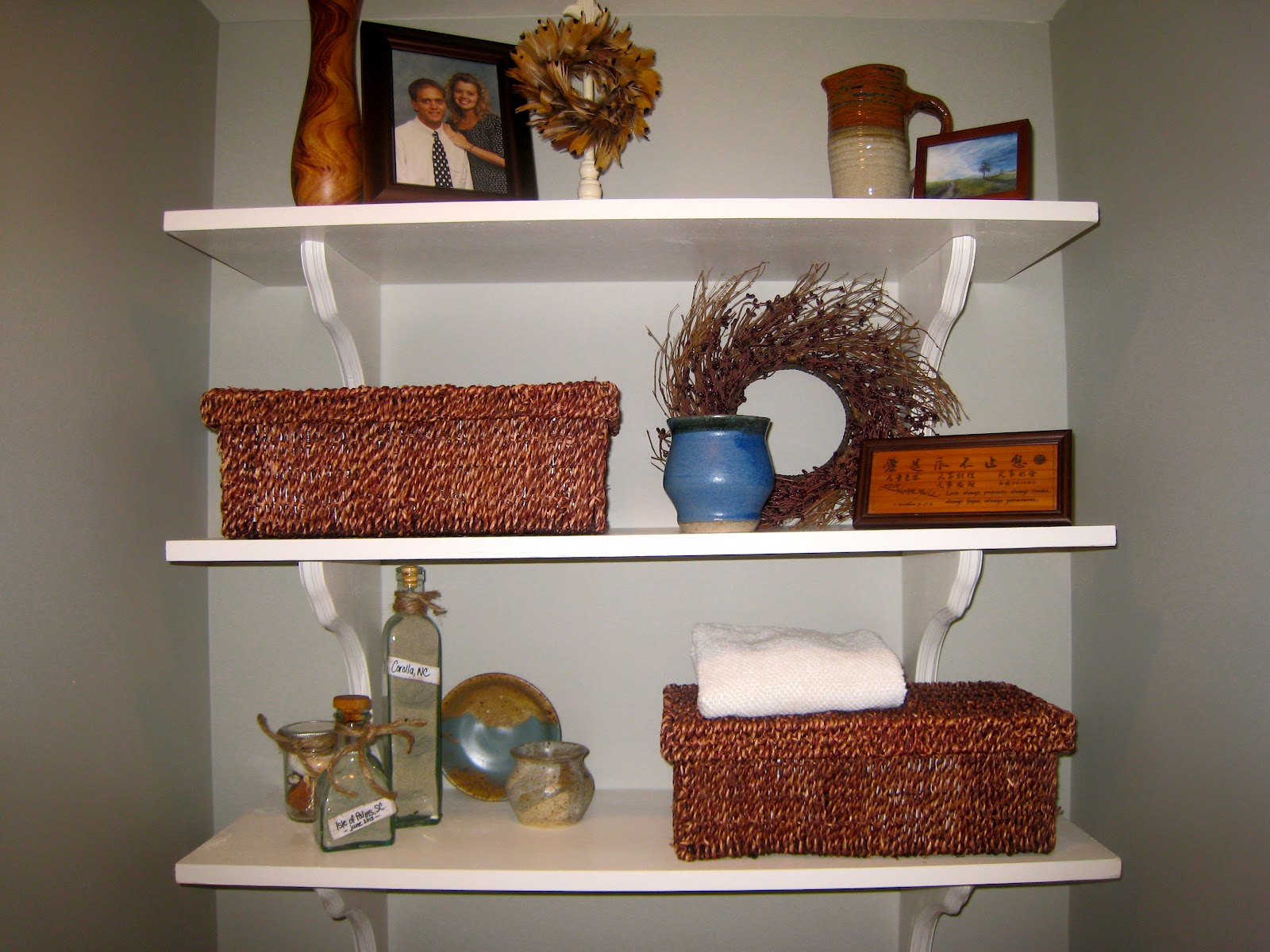 Life, Made Interesting. Powder Room Shelves