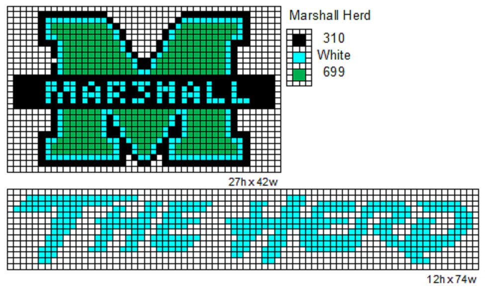 Crochet Fanatic: NCAA Logo and Name Plates: M-P