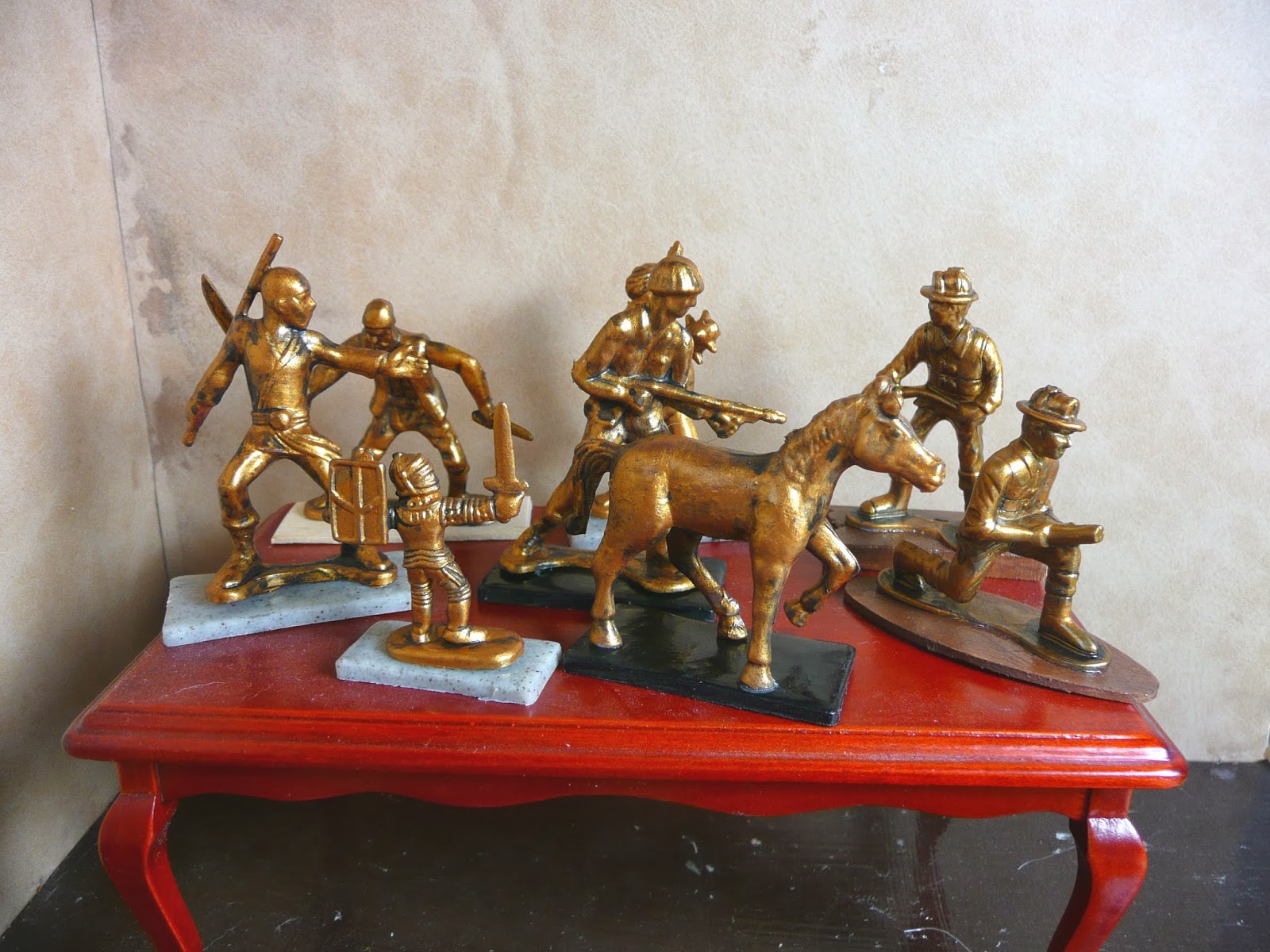 Joanne's Minis Dollhouse Miniature Bronze Statues