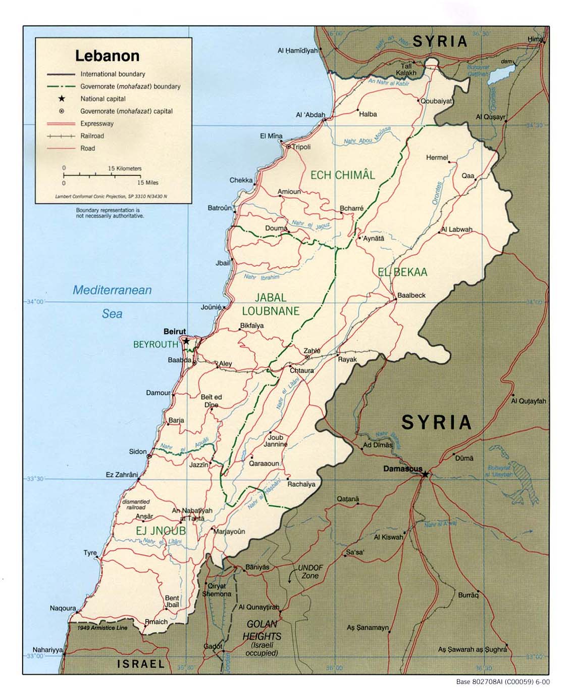 [Accepté] République Libanaise / الجمهوريّة اللبنانيّة 3+Peta+Negara+Lebanon+-+lebanon+political+map