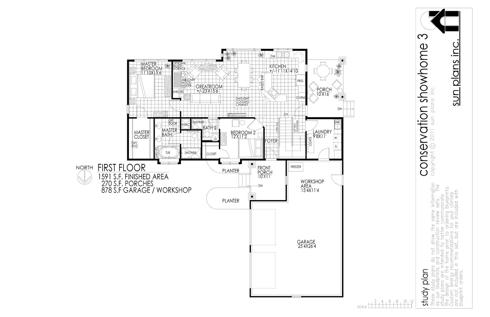 Flag Lot Living House Plans