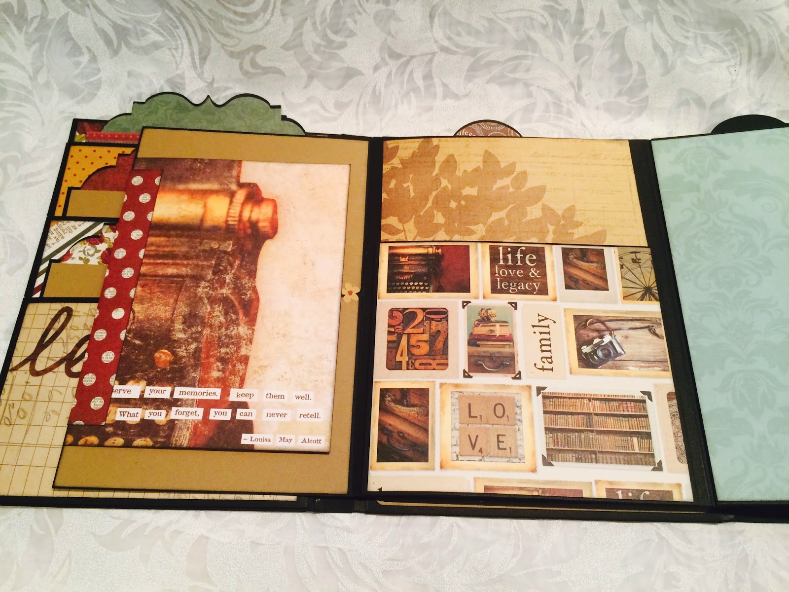 Crafting Passions Legacy Family Scrapbook