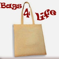 10 Natural Cotton Shopping Tote Bags