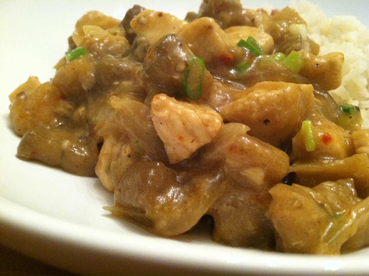 A Taste of Home Cooking Chicken with Eggplant in Garlic Sauce