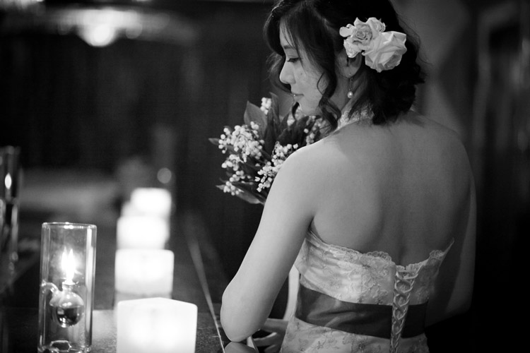 Tokyo wedding photography, the bride