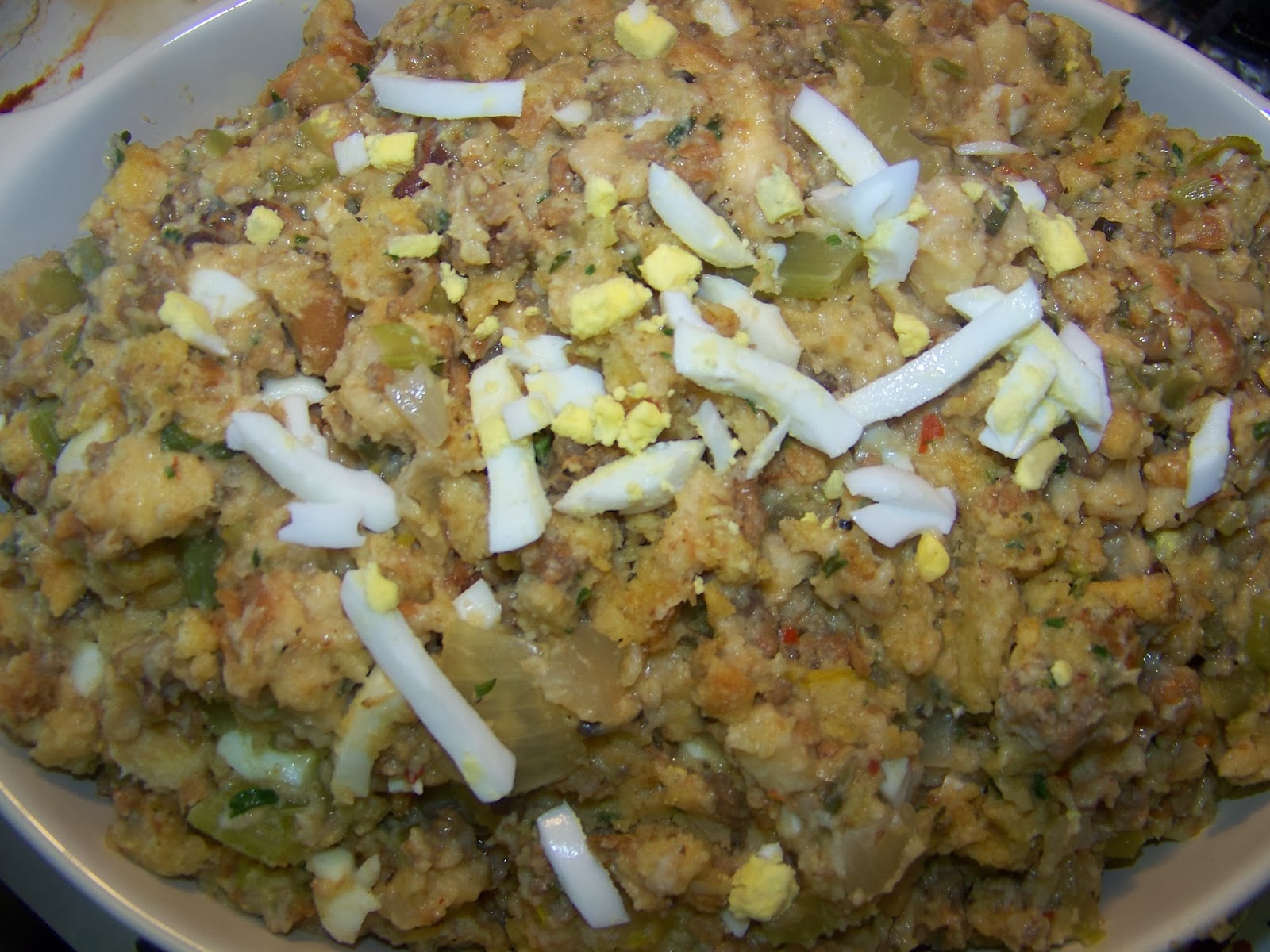 Kitchen Simmer Sausage and Bread Stuffing