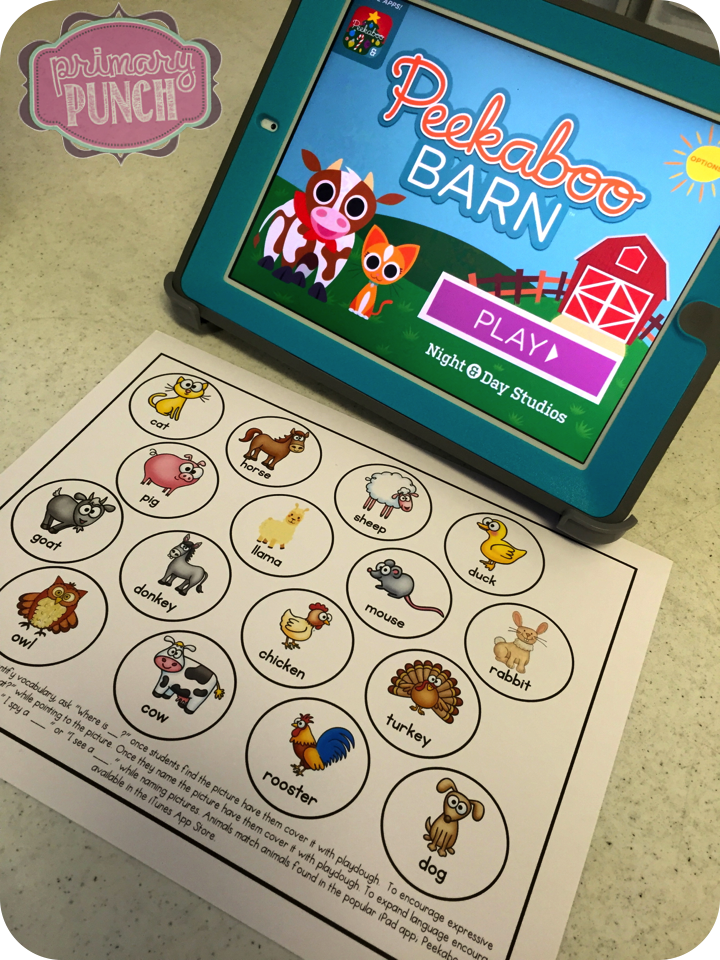 Primary Punch Speech Therapy Apps and SLPMustHave Sale