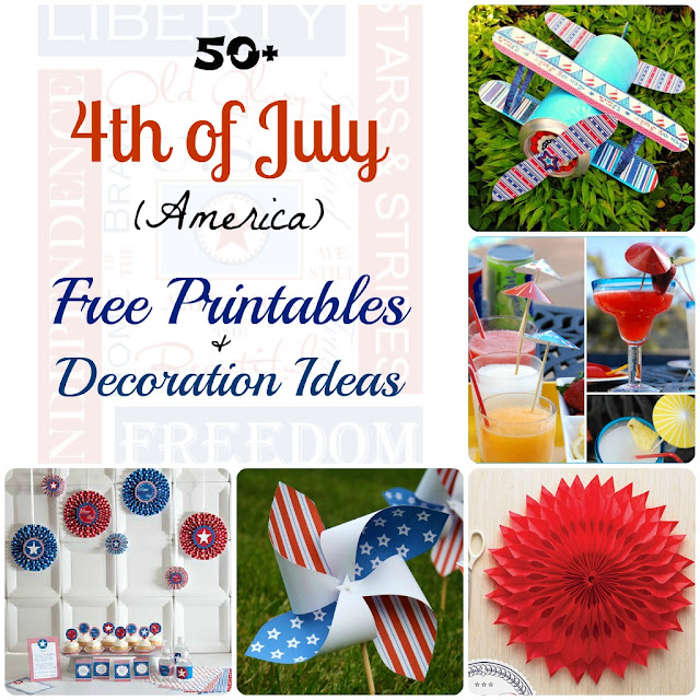 free printable freebies July fourth America independence day