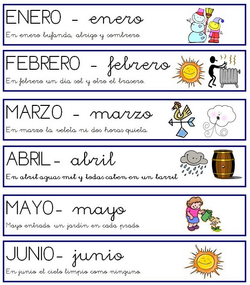 Imagenes De Los Meses Del Ano Imagenes De Los Meses Del Ano