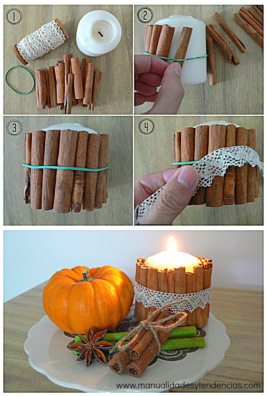 Manualidades y tendencias: Centro de mesa otoñal casero/ Autumn centerpiece