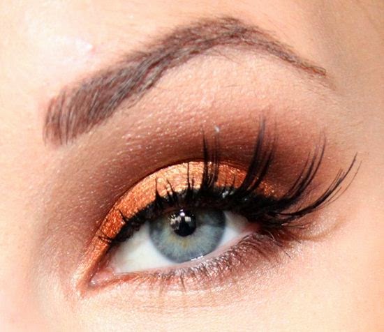  Ojos maquillados en tonos naranja ~ Manoslindas.com