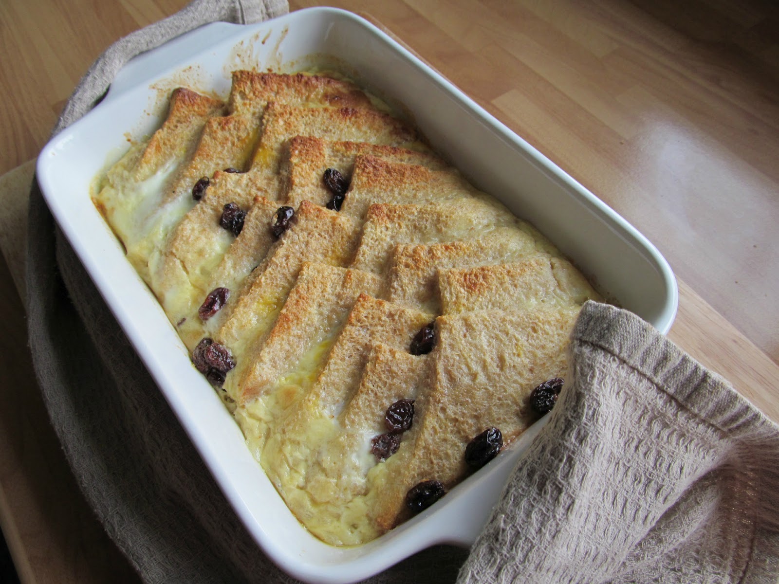 Good Food, Shared Old Fashioned Bread and Butter Pudding
