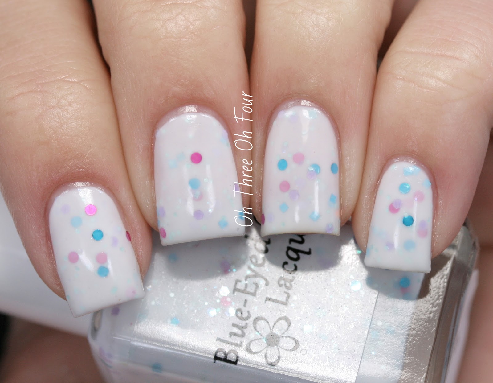 Blue-Eyed Girl Lacquer Skating in the Snow Swatch