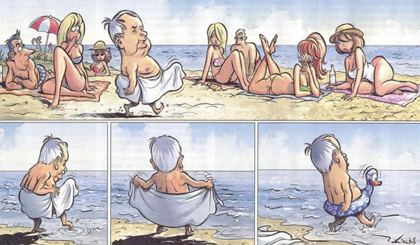 Funny English Cartoon Huge Boner