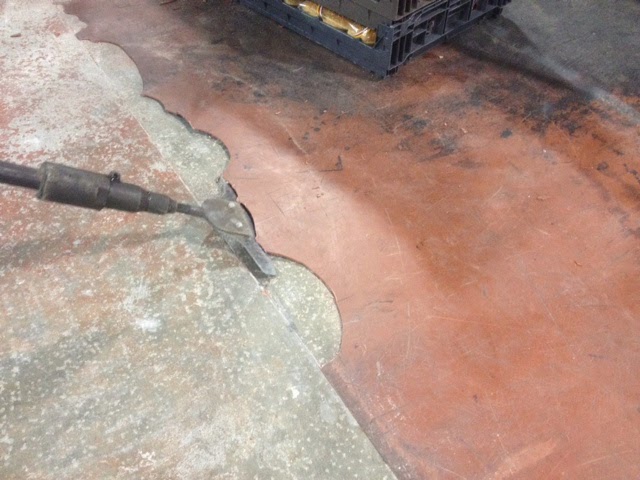 failed concrete coating