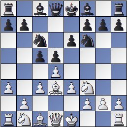 Torneo de Maestros del Comtal 1934, posición de la partida de ajedrez Bertrana – Ribera después de 6. a3