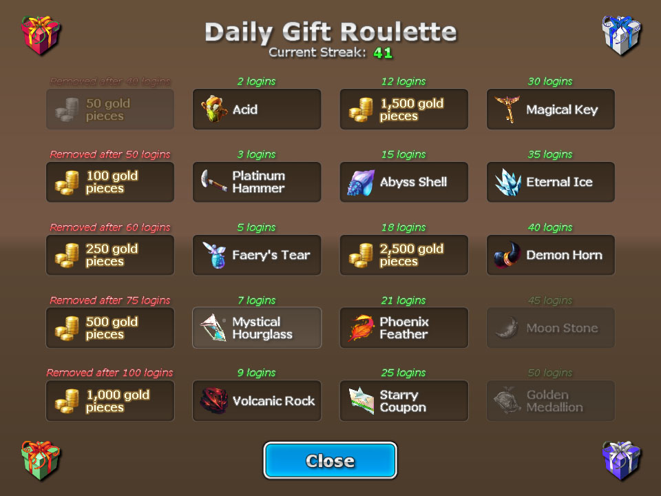 Nasty roulette
