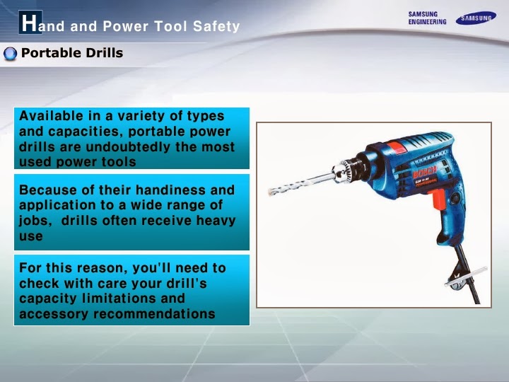HSE Professionals Hand and Power Tool Safety