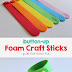 DIY Button-Up Foam Craft Sticks
