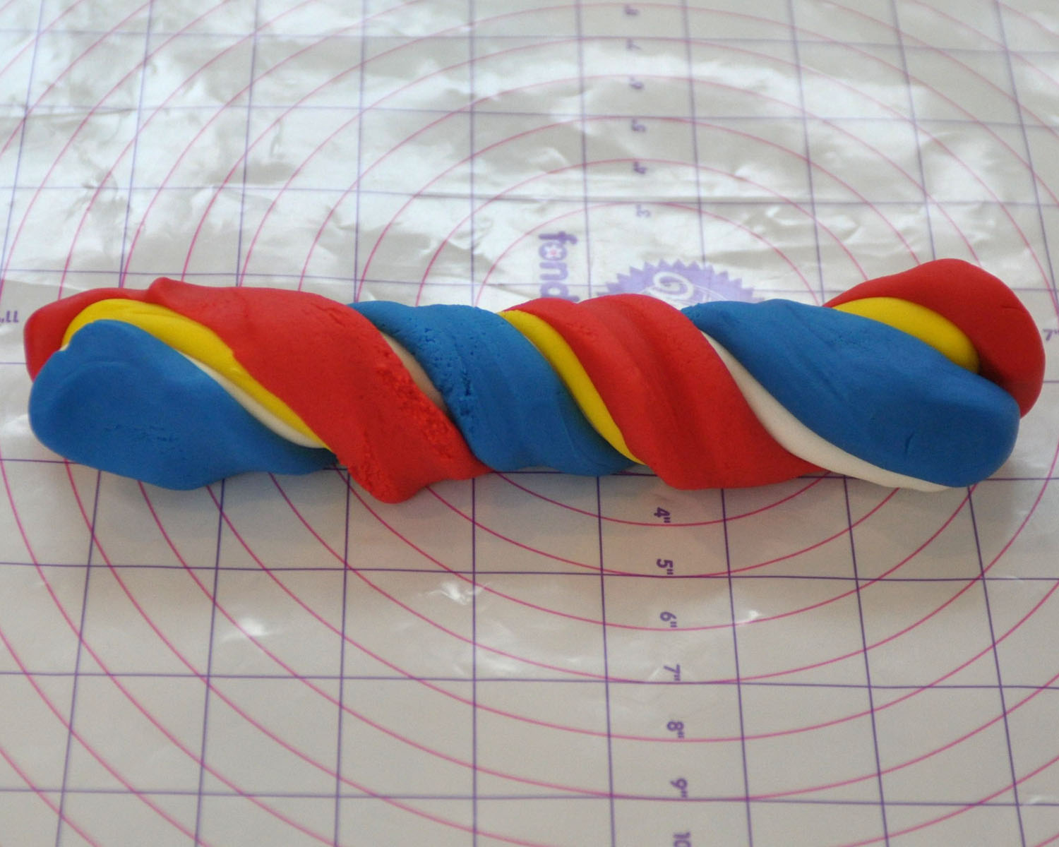 Beki Cook's Cake Blog Tie Dye Cake (aka How to Marblize Fondant)