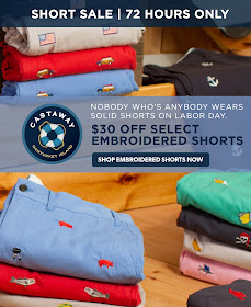 Castaway Clothing Critter/Embroidered Shorts FLASH SALE! 