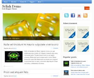 Stylish Blogger Template