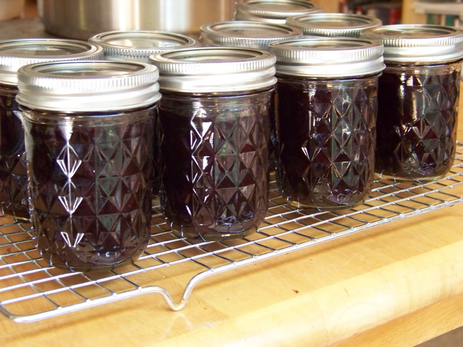 Tora's real food Blueberry jam with maple syrup and lemon zest