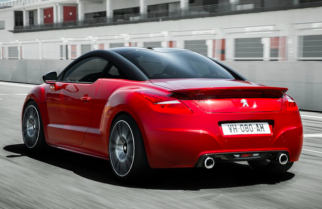 RCZ R 2014 Peugeot RCZ R black on red rear