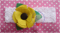 Yellow Flower Headband